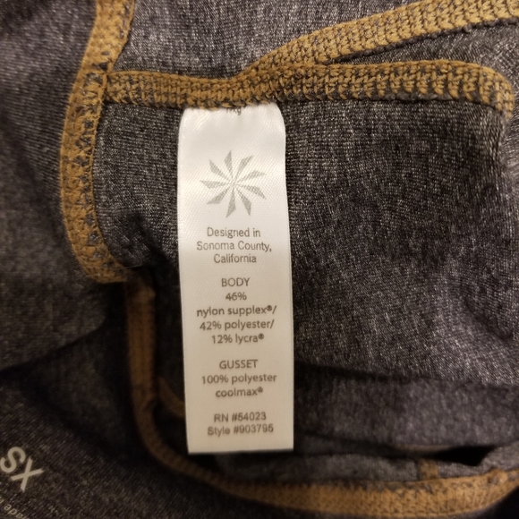 Athleta Charcoal Gray Yoga Athletic Pant XS - Picture 5 of 10
